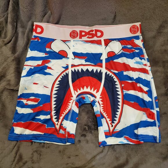 PSD XL Men's Core Boxer Briefs 7" Micro Mesh Warface Americana - Picture 1 of 5